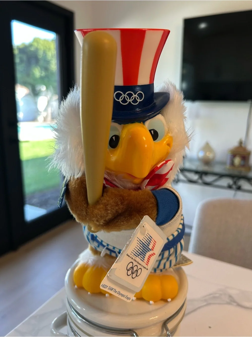 Applause 1980 Olympic Uncle Sam Eagle- Red, White & Blue